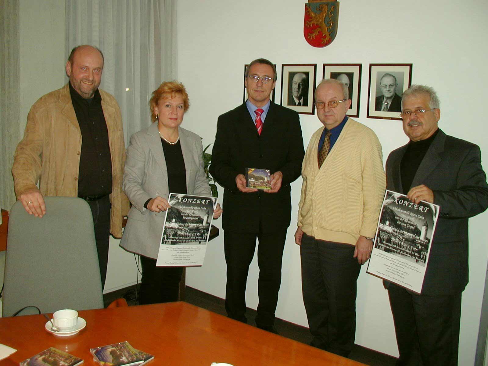 CD-Übergabe 2003